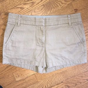 Khaki JCREW Chino shorts